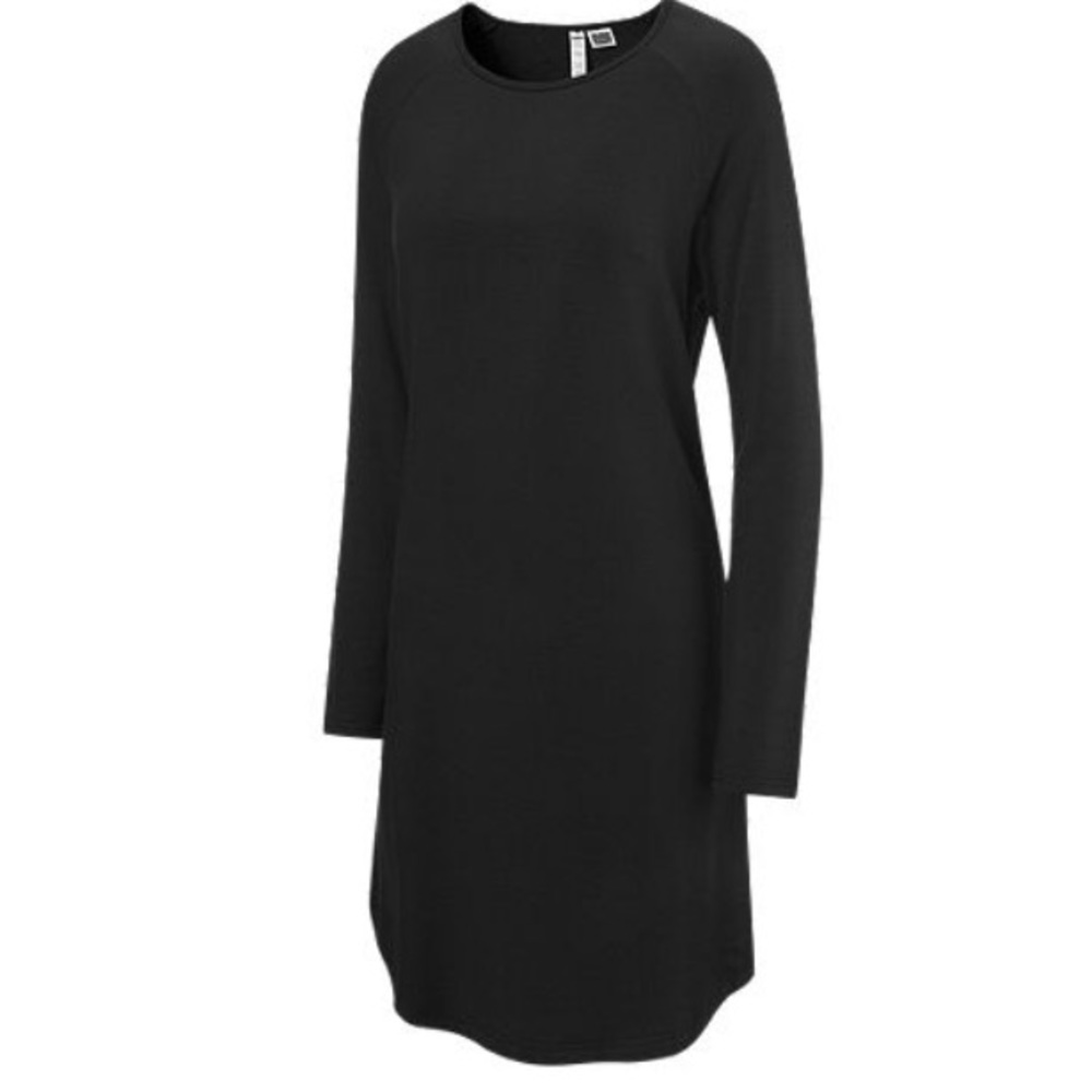 Diadora Luxe Long Sleeve Black Dress